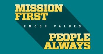 EMCOR Values: Mission First People Always